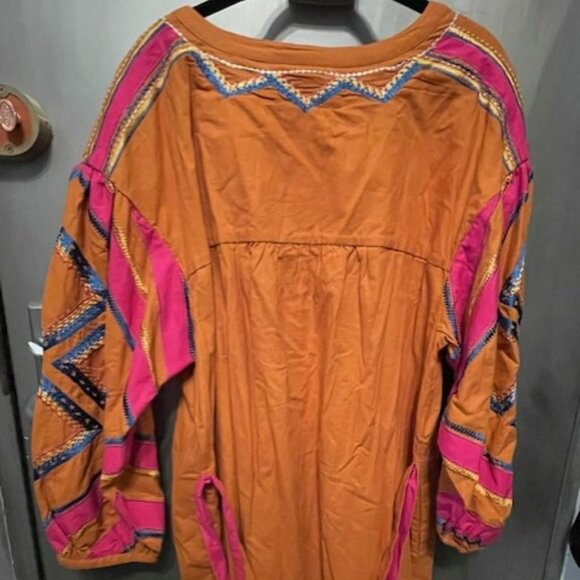 Anthropologie Retro Stasiana Embroidered Tunic Dress - Picture 16 of 16